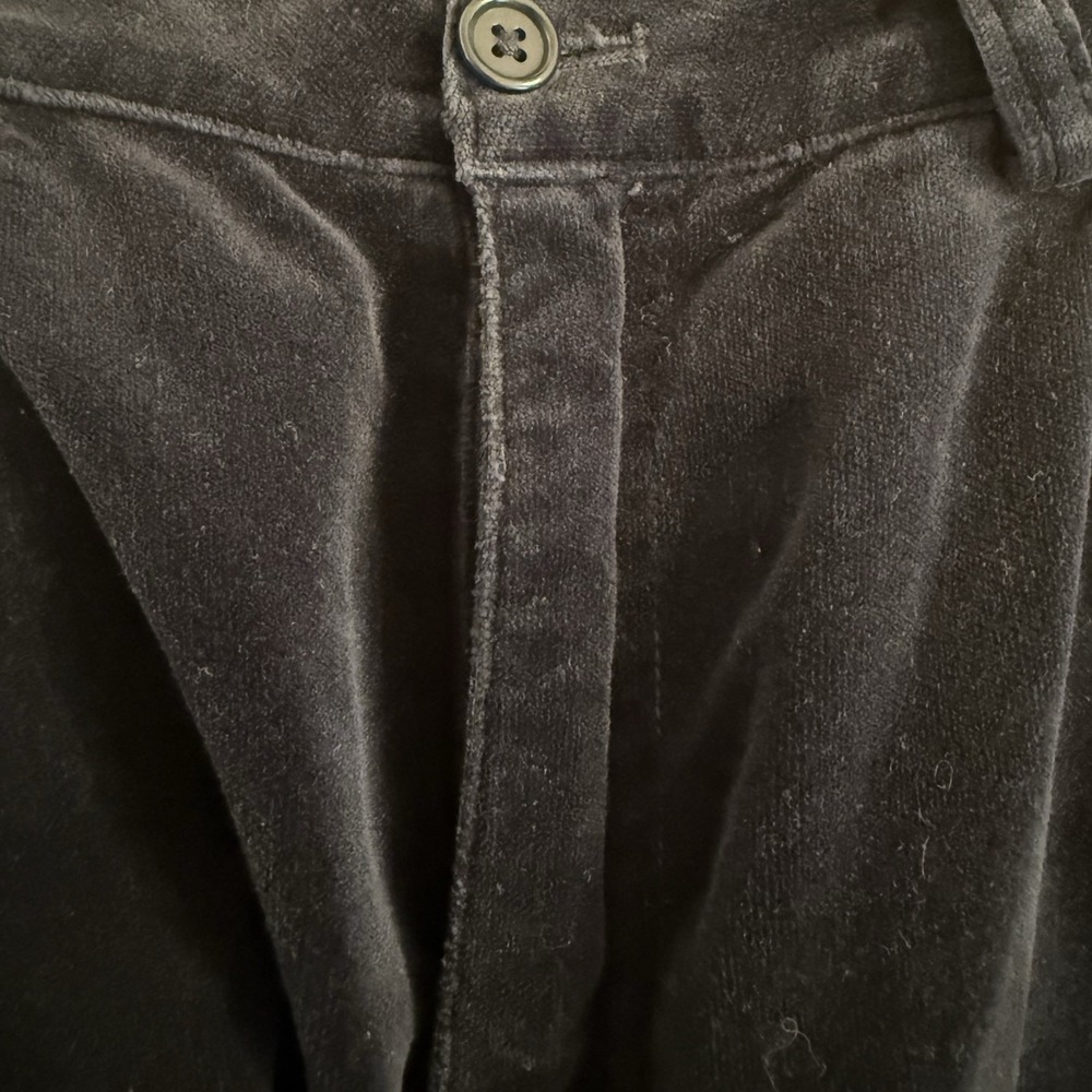 Y2K Lauren Jeans Co Ralph Lauren Womens Pants Size 12 Navy Velvet‎ Stretch - Picture 5 of 5